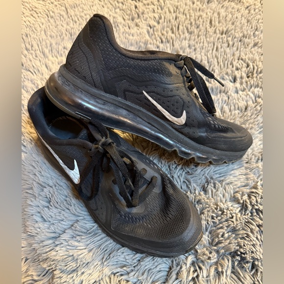 Nike Air Max 2014 Black/Reflect Silver-Anthracite-Dark Grey Size Mens 10 - Picture 3 of 8